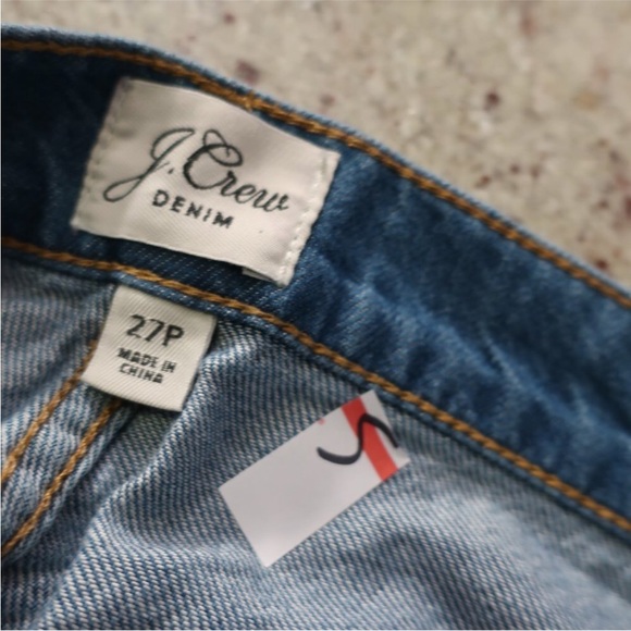 GUC Women J. Crew Blue Wide Leg Denim Jean 27P - Picture 5 of 5